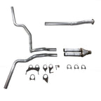 Dual Exhaust Kit for Toyota Tacoma (2016–2023) 2.5" Straight Pipe No Tips