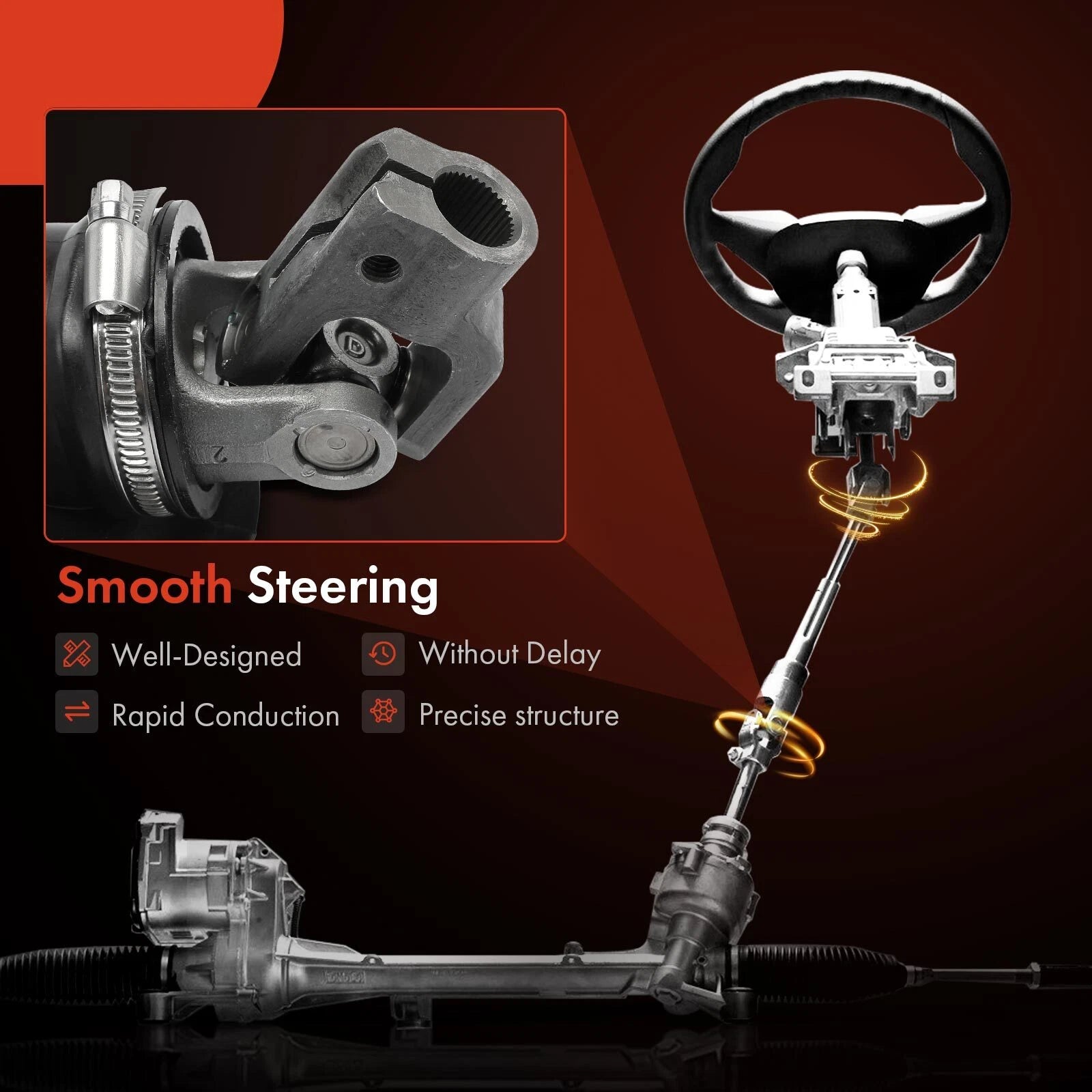 Steering Shaft for Chevy Cobalt Pontiac G5 Saturn Ion (2007–2010)