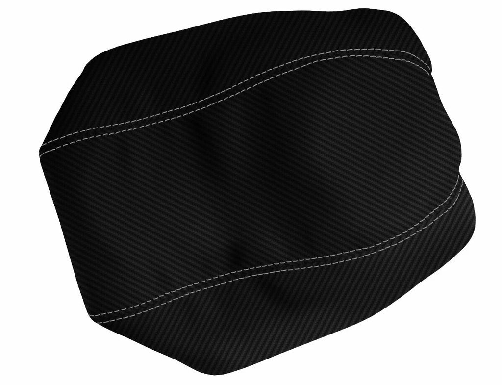 Console Lid Armrest Cover for Dodge Avenger (2008–2014) Carbon Fiber