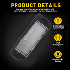 AUXITO LED License Plate Light for Kia Soul Hyundai Veloster (2010–2019)