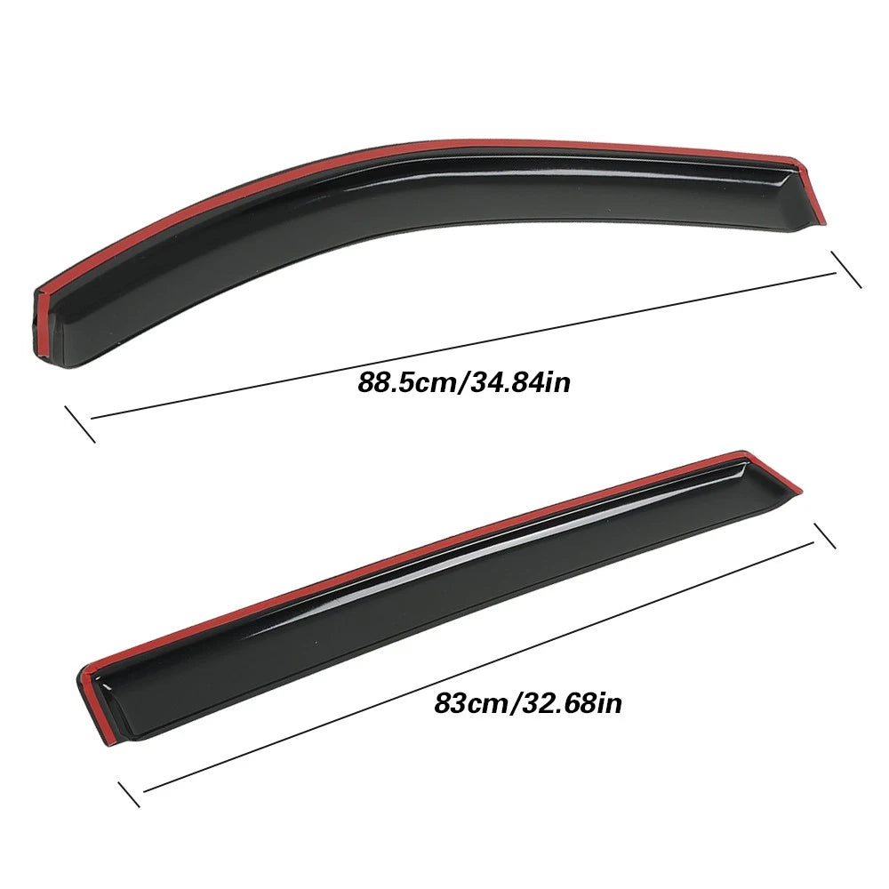 Out-Channel Window Vent Visors for Honda Pilot (2016–2022)