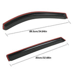 Out-Channel Window Vent Visors for Honda Pilot (2016–2022)