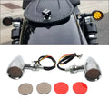 Chrome Turn Signal Lights for Harley Super Glide FXD Dyna Low Rider (2006-2017)