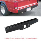 Rear Bumper Roll Pan for Chevy S10 Pickup (1982–1993) W/License Plate Provision
