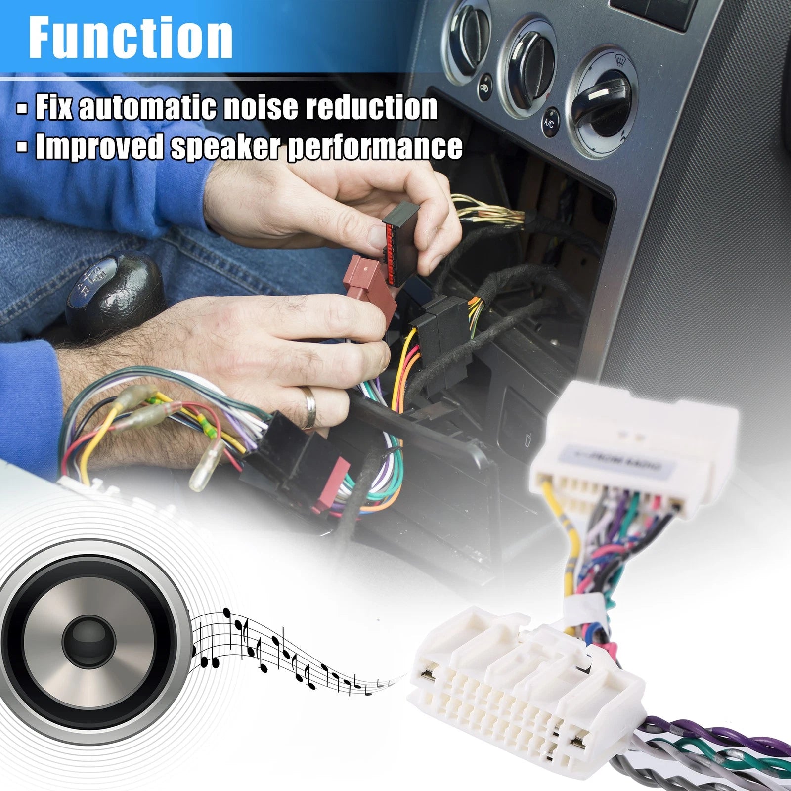 ANC Module Bypass Harness Connector for Dodge Caravan (2008–2019)