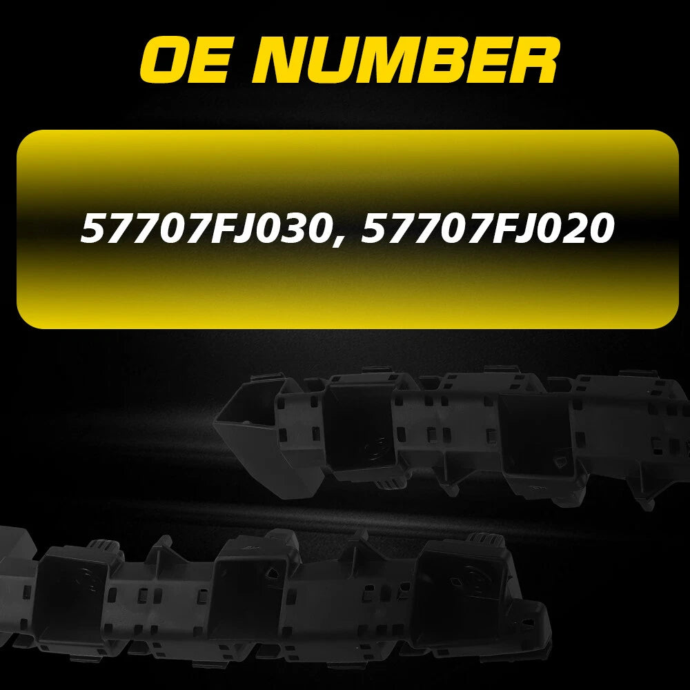 Set of 2 Front Bumper Retainer Brackets for Subaru Impreza (2012–2016)