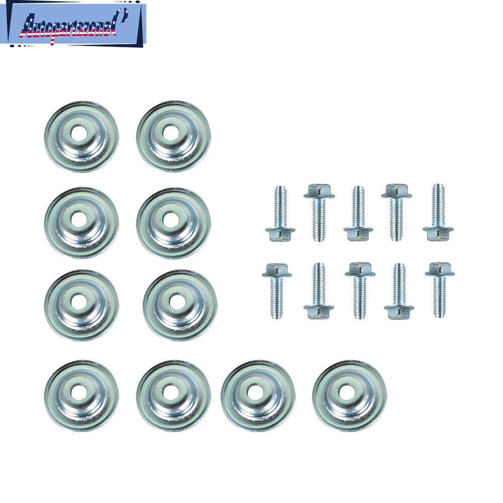 20 Pcs Skid Plate Washer Bolt for Polaris General Ranger RS1 RZR (All Years)