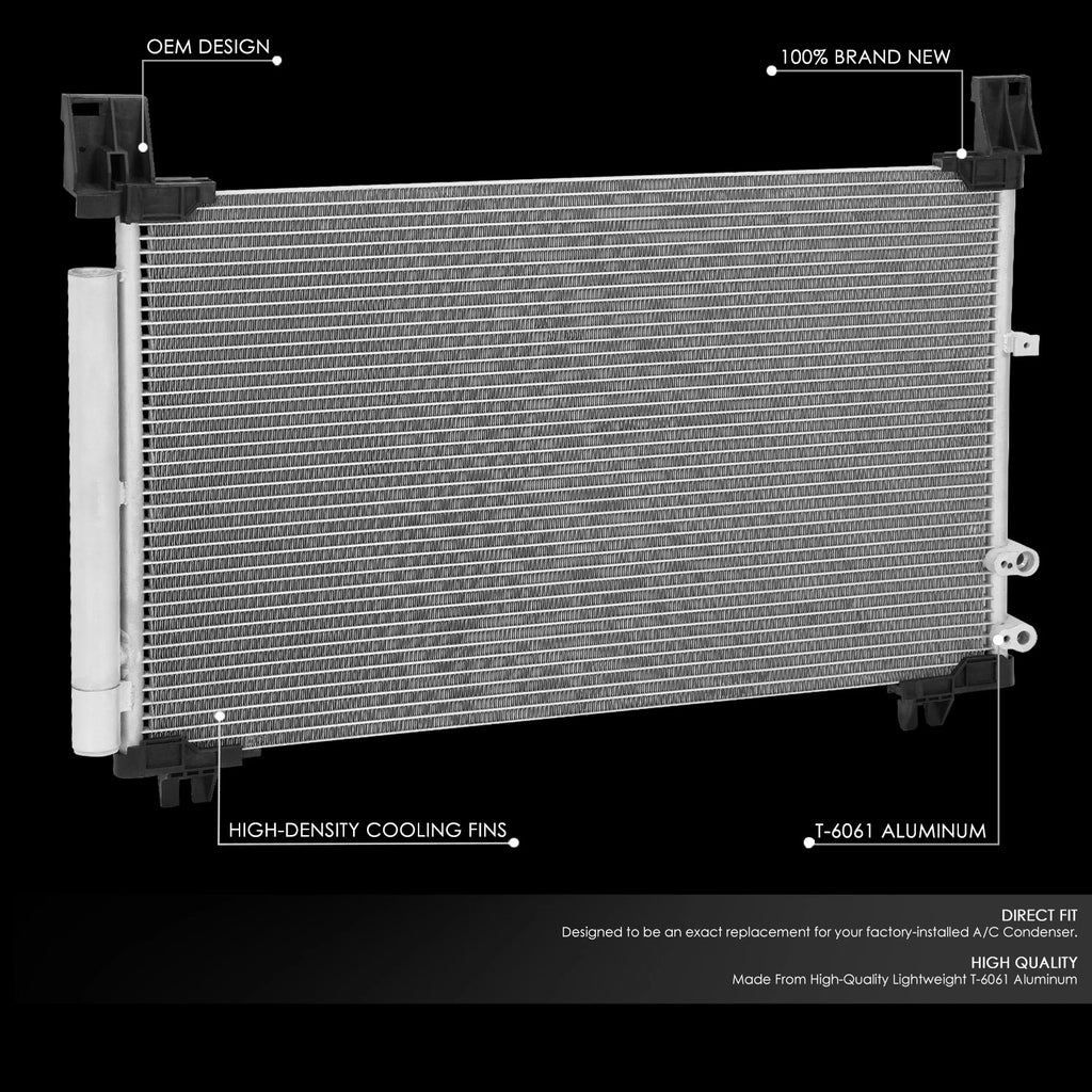 A/C Condenser for Lexus GS350 RC200-350 (2016–2020) Aluminum Core