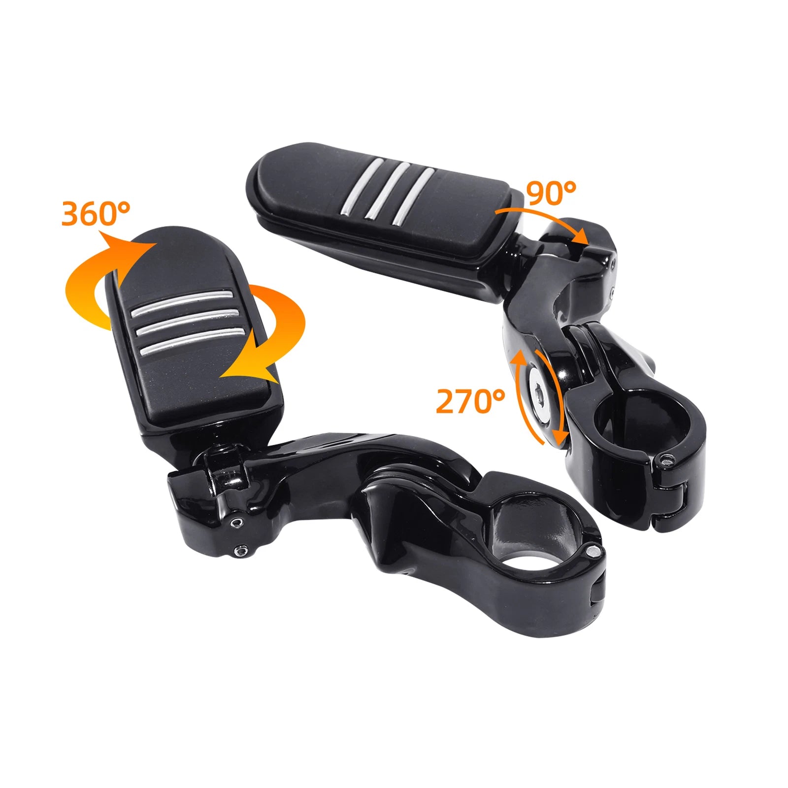 1.25'' PegStreamliner Highway Short Angled Engine Guard Foot Peg for Harley