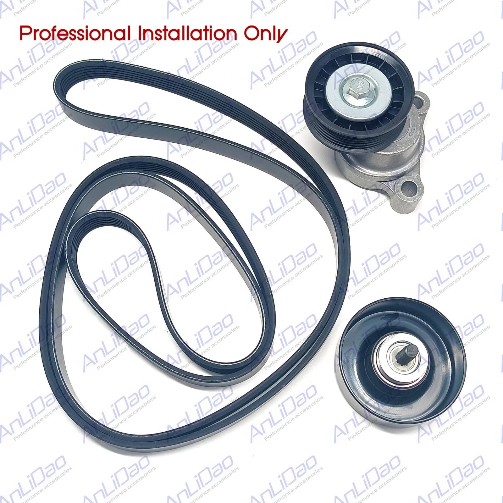 Alternator Drive Belt Kit for Volvo Penta 4.3 5.0 5.7L (Upgrade 3817287 3889124)