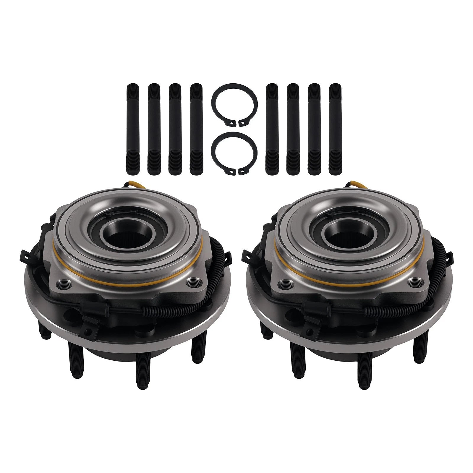 2X Front Wheel Hub for Ford F-250 F-350 Super Duty (2005–2010) WE515081 8 Bolt