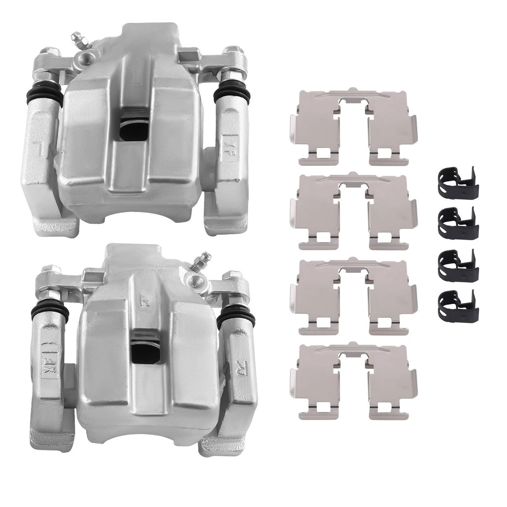 Pair Rear Brake Caliper w/Bracket for Toyota Camry, Lexus ES350 (2007–2011)