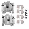 Pair Rear Brake Caliper w/Bracket for Toyota Camry, Lexus ES350 (2007–2011)