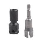 Electric Wrench Driver Adapter with 12mm Socket 12 Inch