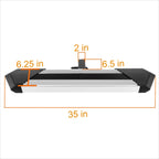 2" Receiver Trailer Tow Hitch Step Bar for Fit (35"L X 6.25"W)