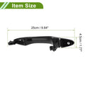 Exterior Door Handle for Hyundai Kia Silver Tone Rear (2011-2016)
