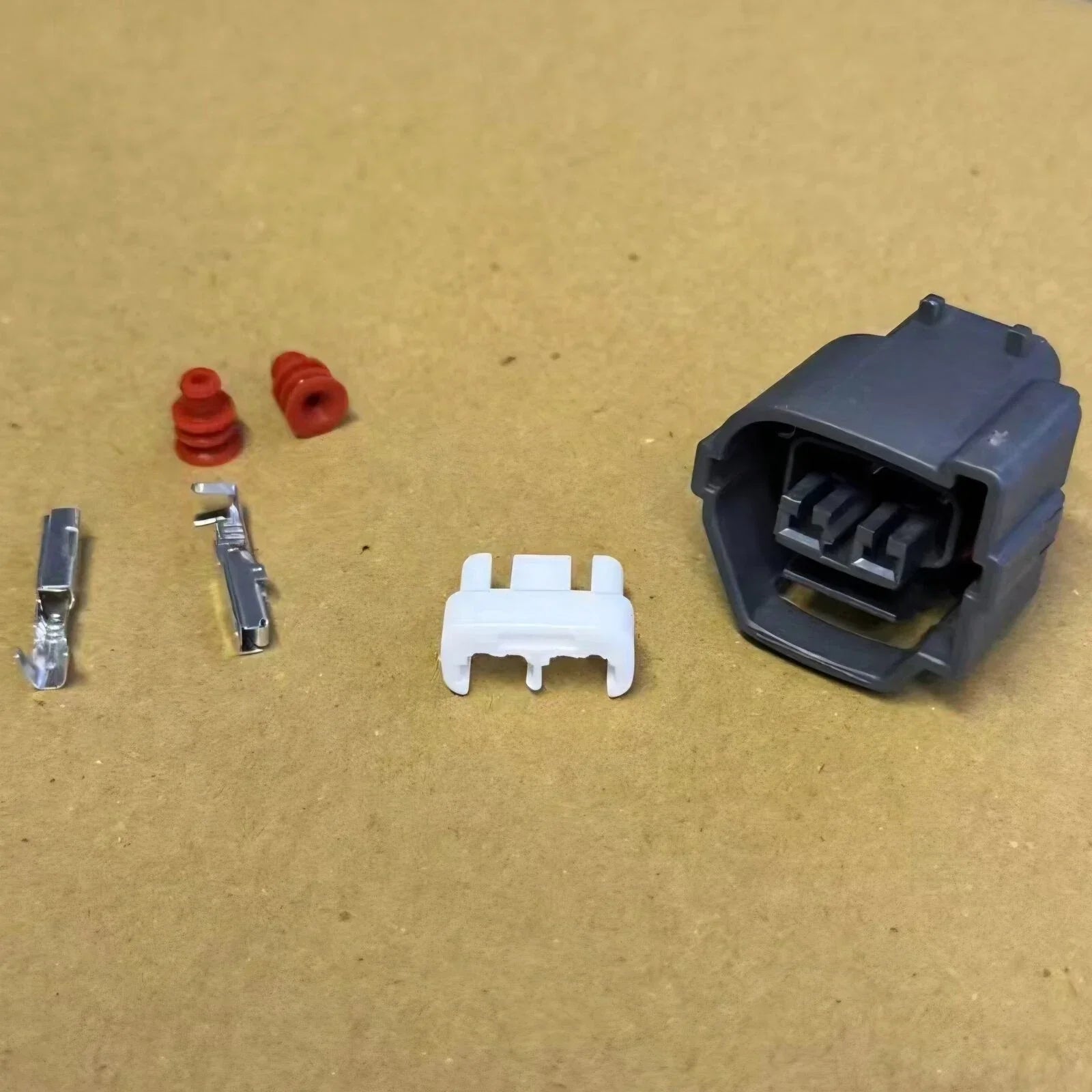2 x Pins Ignition Coil Connector Plugs Grey for Hyundai Getz (2002–2011)