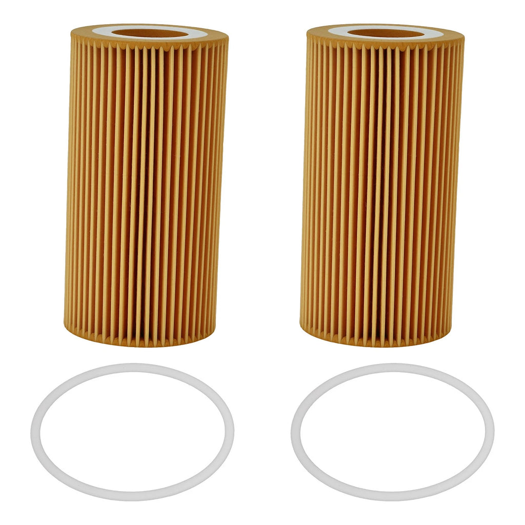 2X Engine Oil Filter for Volvo C30 C70 S40 S60 V50 V60 XC60 XC70 (2004–2016)