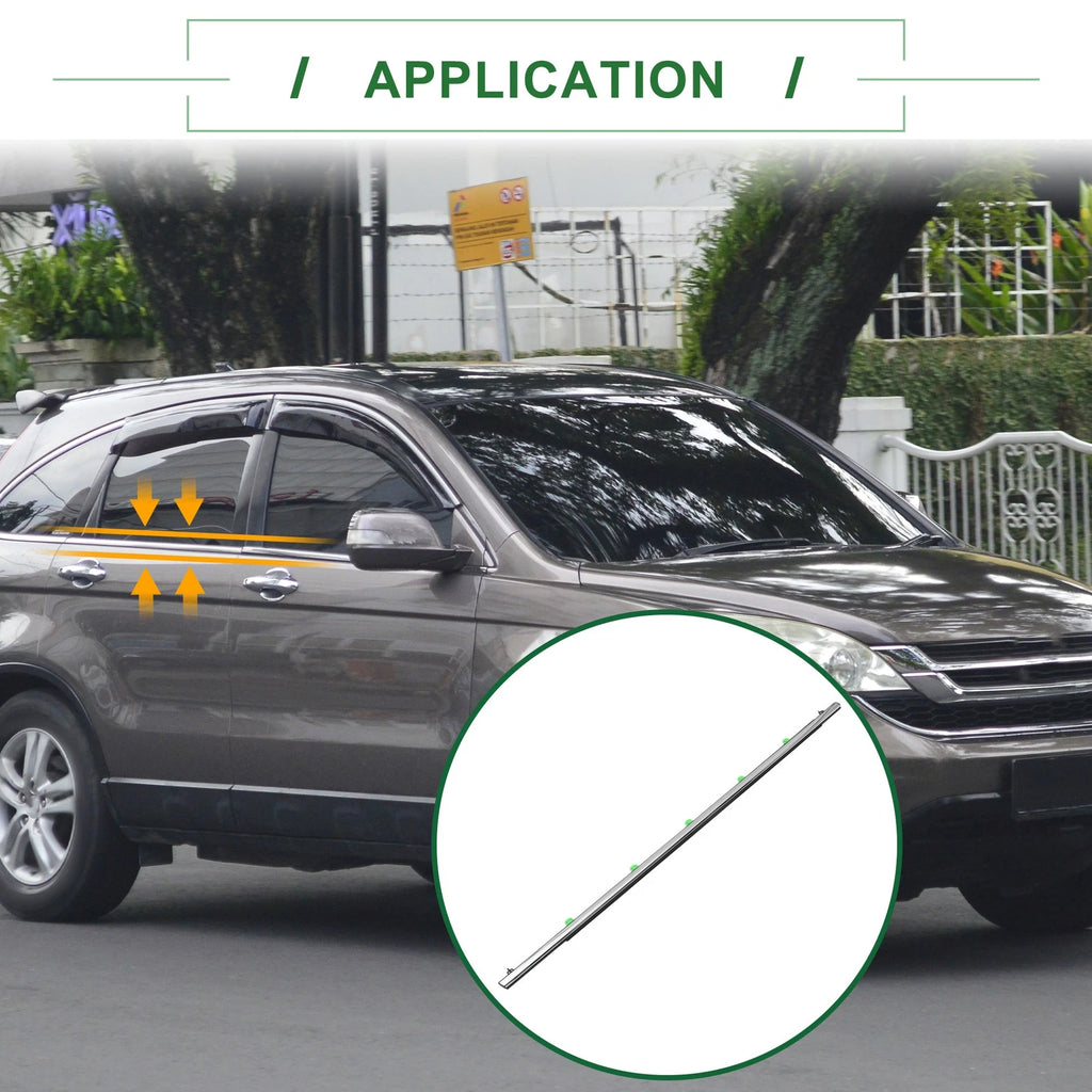 1pc Front Right Weatherstrip Window Seal No. 72410SWAA01 for Honda CR-V (2007–2011)