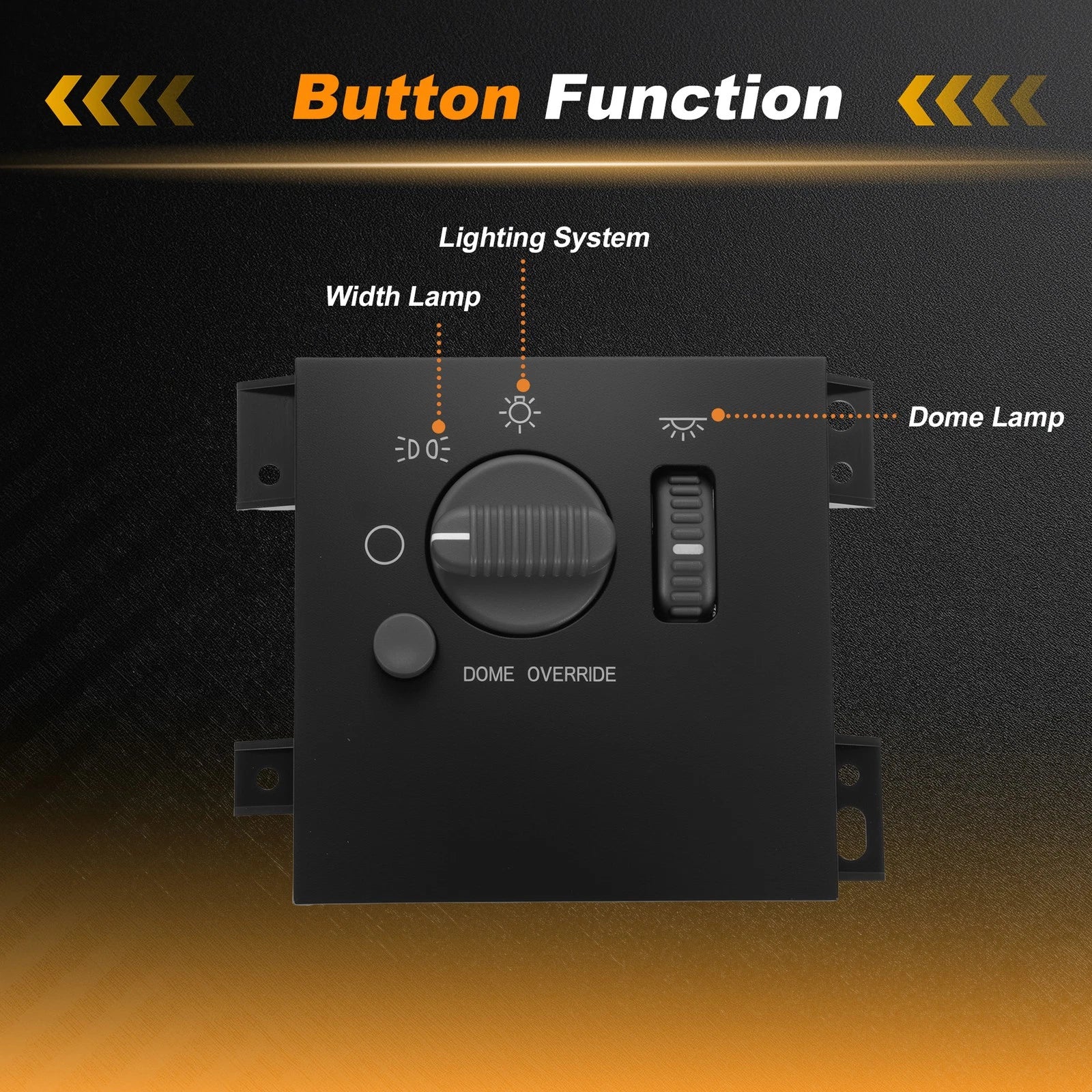 Headlight Switch for GMC Jimmy (1999–2001) No. 650032