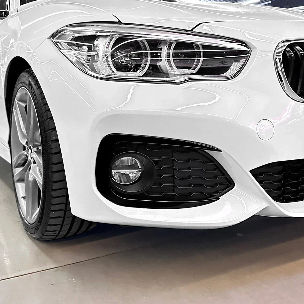 Black Side Vent C Canards Splitter for BMW 1-Series F20 F21 (2015–2019)