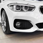 Black Side Vent C Canards Splitter for BMW 1-Series F20 F21 (2015–2019)