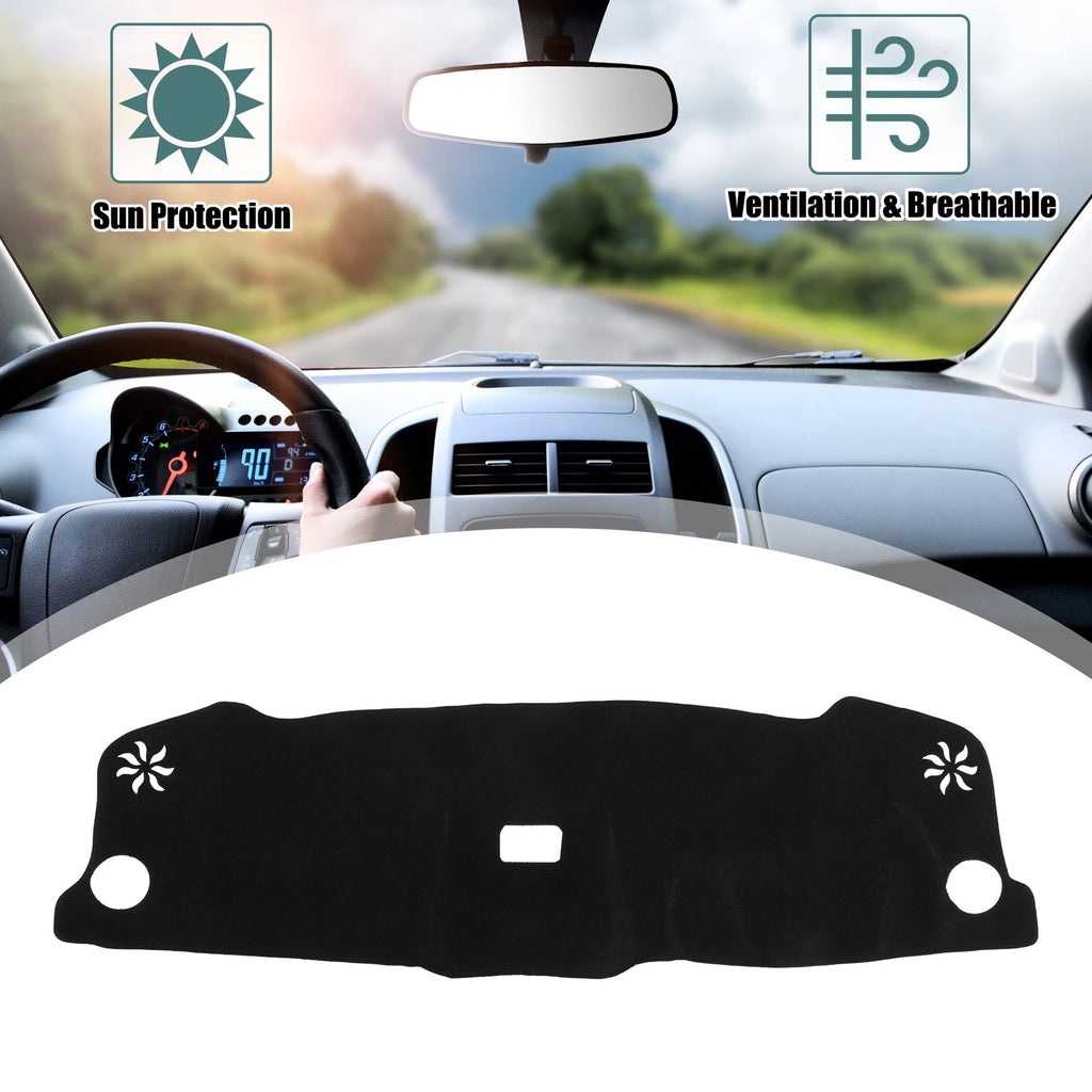 Dashboard Cover for Honda Vezel (2021–2023) - Black Polyester Non-slip Mat