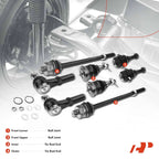 8x Front Tie Rod End Ball Joint for Chevy Silverado 2500 (2001-2004)