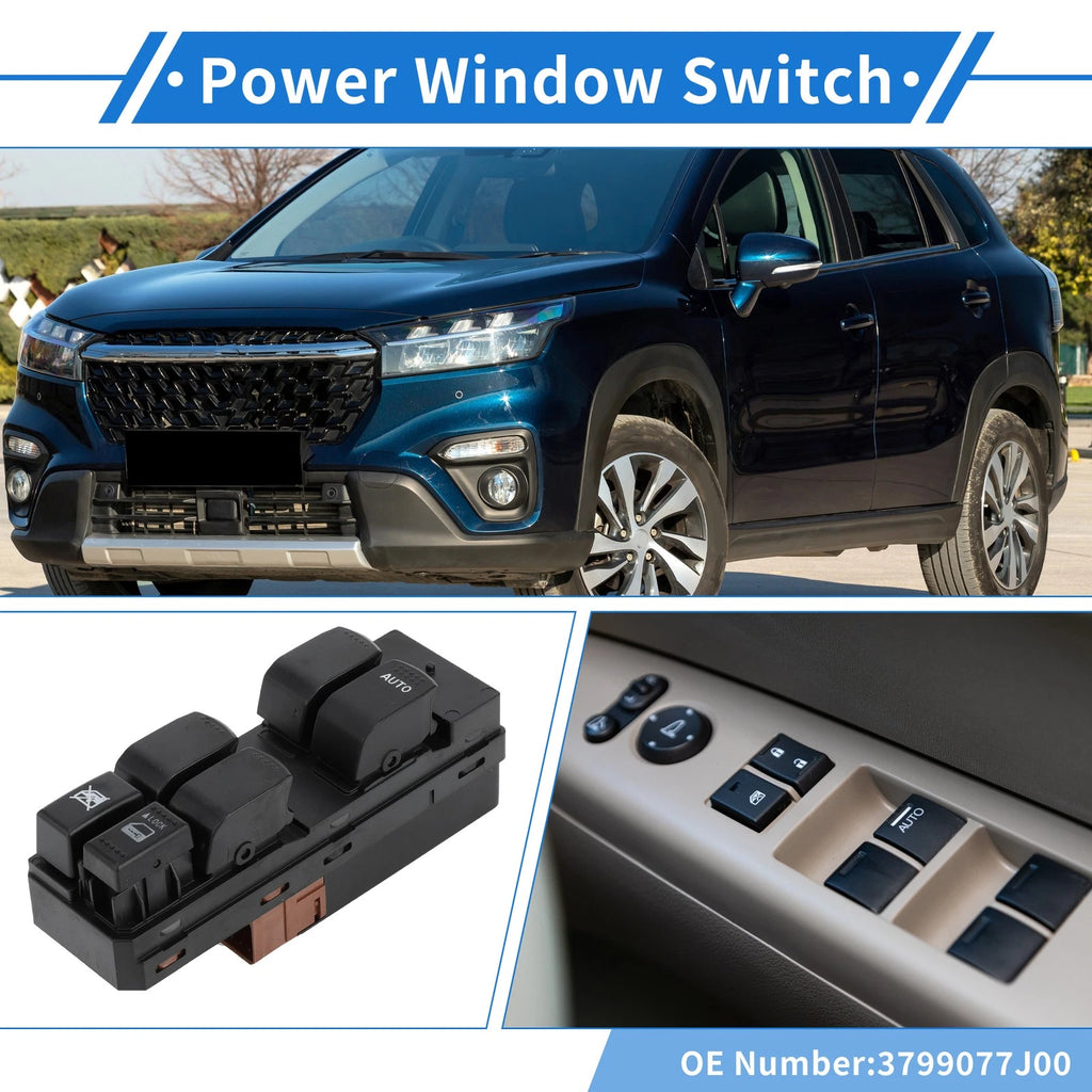 Front Right Power Window Switch for Suzuki SX4 (2007–2013) No. 3799077J00