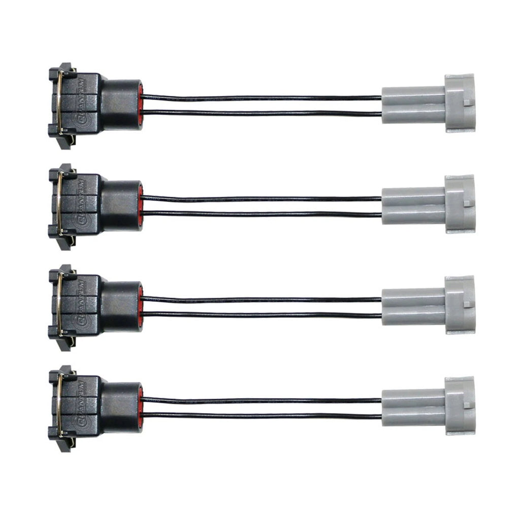 Set of 4 Injector PnP Adapters for EV1 Bosch to Denso Male (Wired)