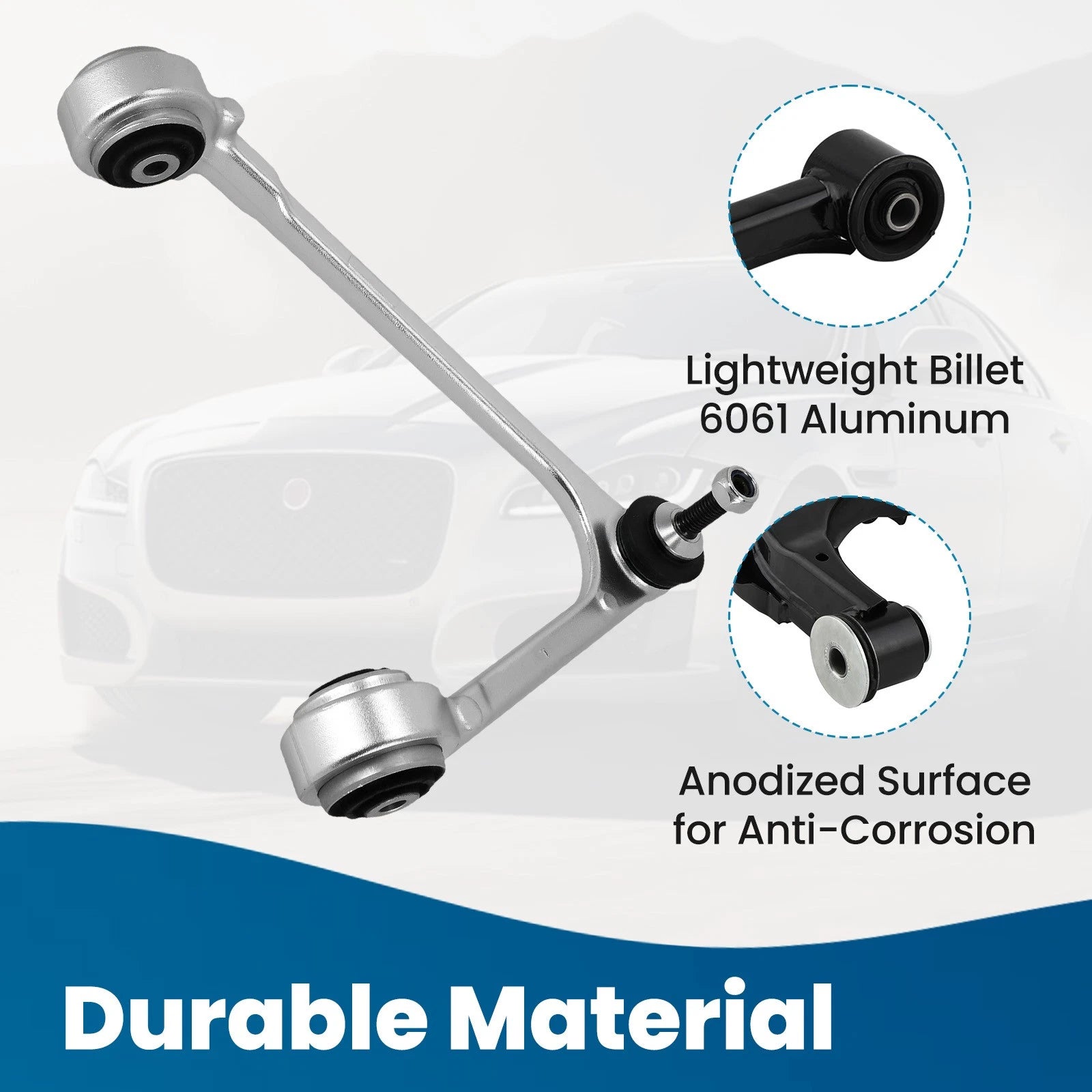 Control Arm Assembly Front Upper Left for Jaguar XJ (2011–2019) w/Ball Joint