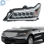 Left Headlight for Acura MDX (2014–2016) LED Chrome