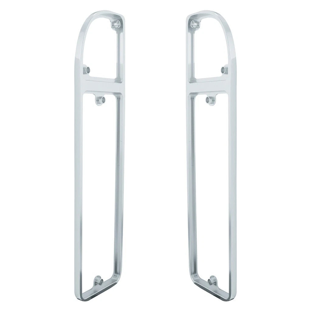 Tail Light Lamp Bezels Billet Aluminum Pair for 1967–1972 Chevy GMC Truck