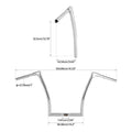 13" Rise Ape Hanger Bar 1.25" for Harley Touring Road Glide (2015–2023)