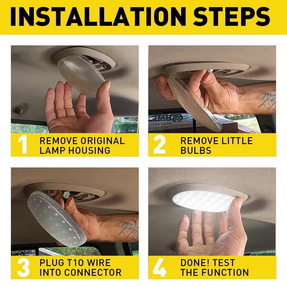 Interior LED Roof Dome Light for Dodge Neon (2001–2003) JV76TL2