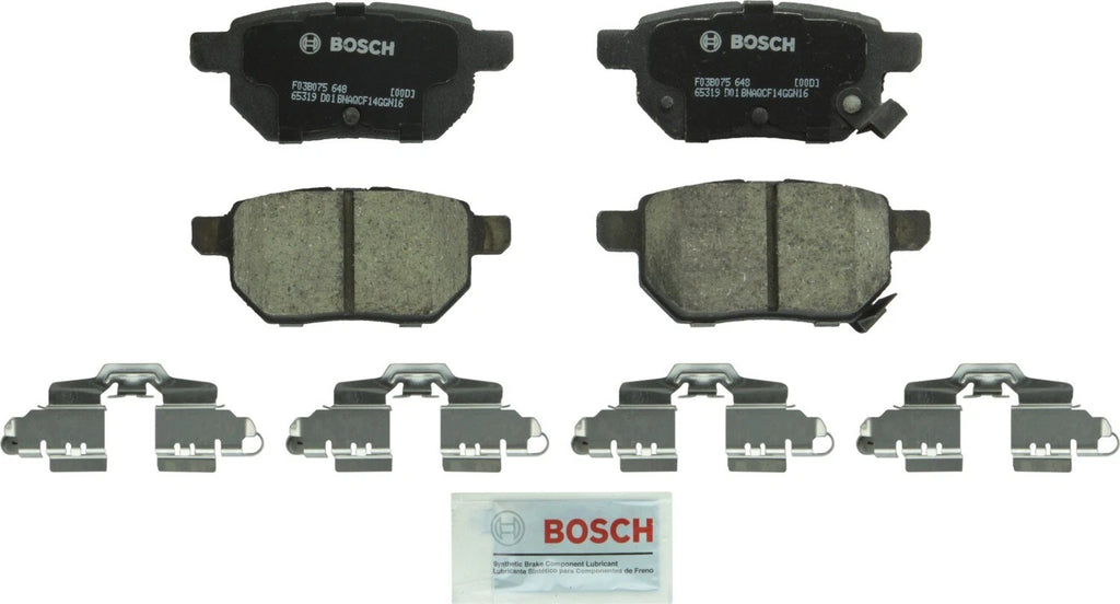 Rear Brake Kit 259mm Rotors & Bosch Ceramic Pads for CT200h, Corolla, Matrix, Prius (2011–2018)
