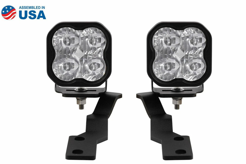 SS3 Pro White LED Ditch Light Kit for Toyota Tacoma (2016–2023)