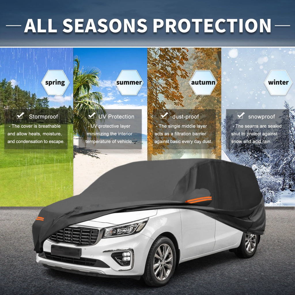 Waterproof Aluminum Film Car Cover for Kia Carnival (2020–2023)