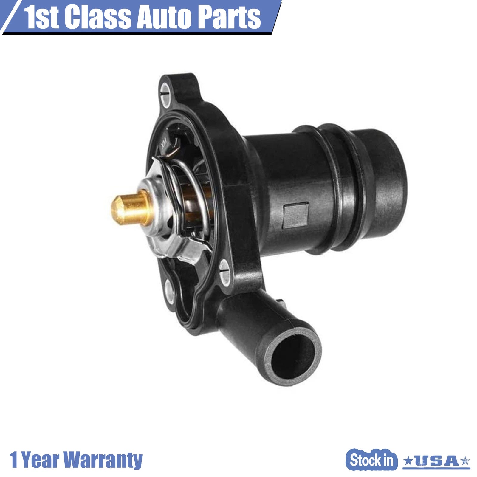 Engine Coolant Thermostat with Water Inlet for Chevrolet Sonic, Cruze, Encore (2011–2019)