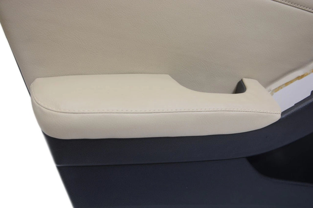 Front Door Armrest Cover for Nissan Altima (2007–2012) Beige Synthetic Leather