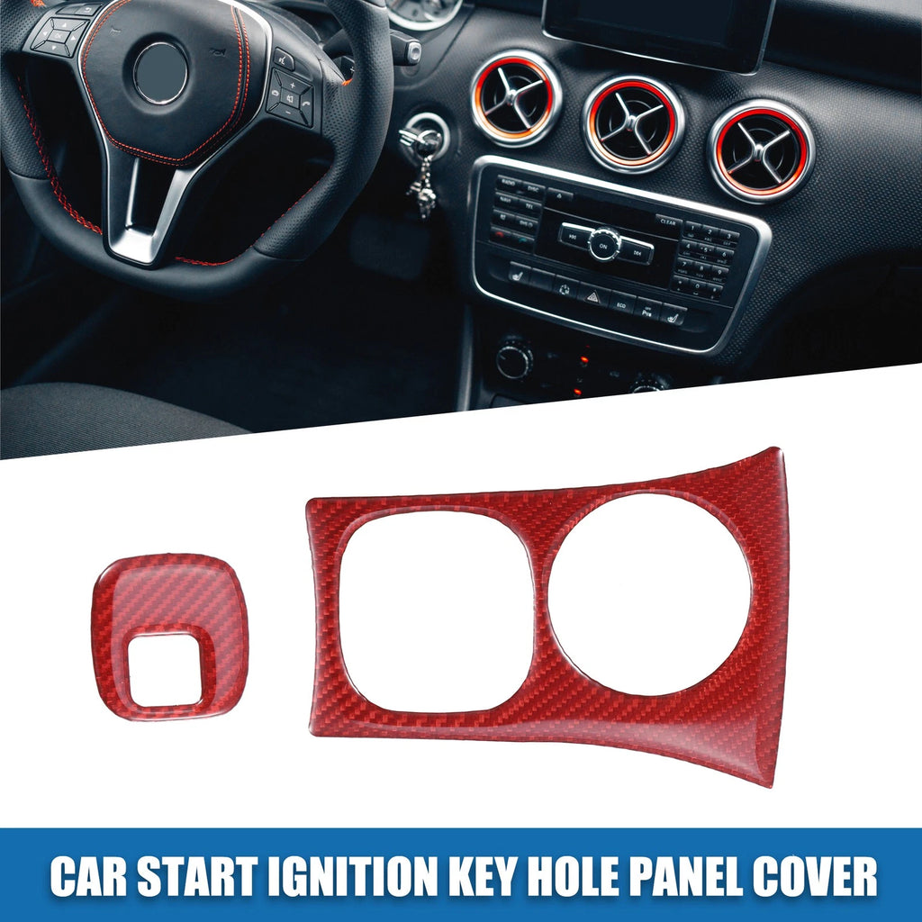 Set of 2 Ignition Key Hole Panel Covers for Chevy Corvette C5 (1997–2004) 718844598002
