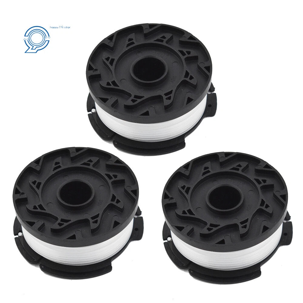 3 Pack Replacement Trimmer Spools for BLACK+DECKER GH600 