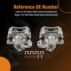 Rear Left & Right Brake Caliper Pair for Kia Soul (2014–2019)