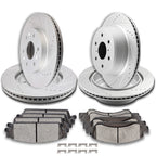 Set of 4 Rotors and Brake Pads for Chevrolet Tahoe Silverado GMC Sierra 1500