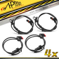 Set of 4 ABS Wheel Speed Sensors for Mercedes-Benz CL63 AMG (2007–2014)
