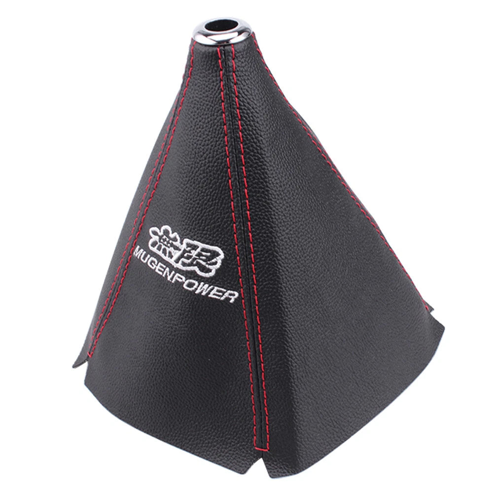Mugen Power Shift Knob & Boot Cover for JDM Vehicles (MT/AT)