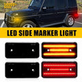 LED Side Marker Lights Smoked Lens for Mercedes W463 G500 G550 G55 AMG (1999–2014)