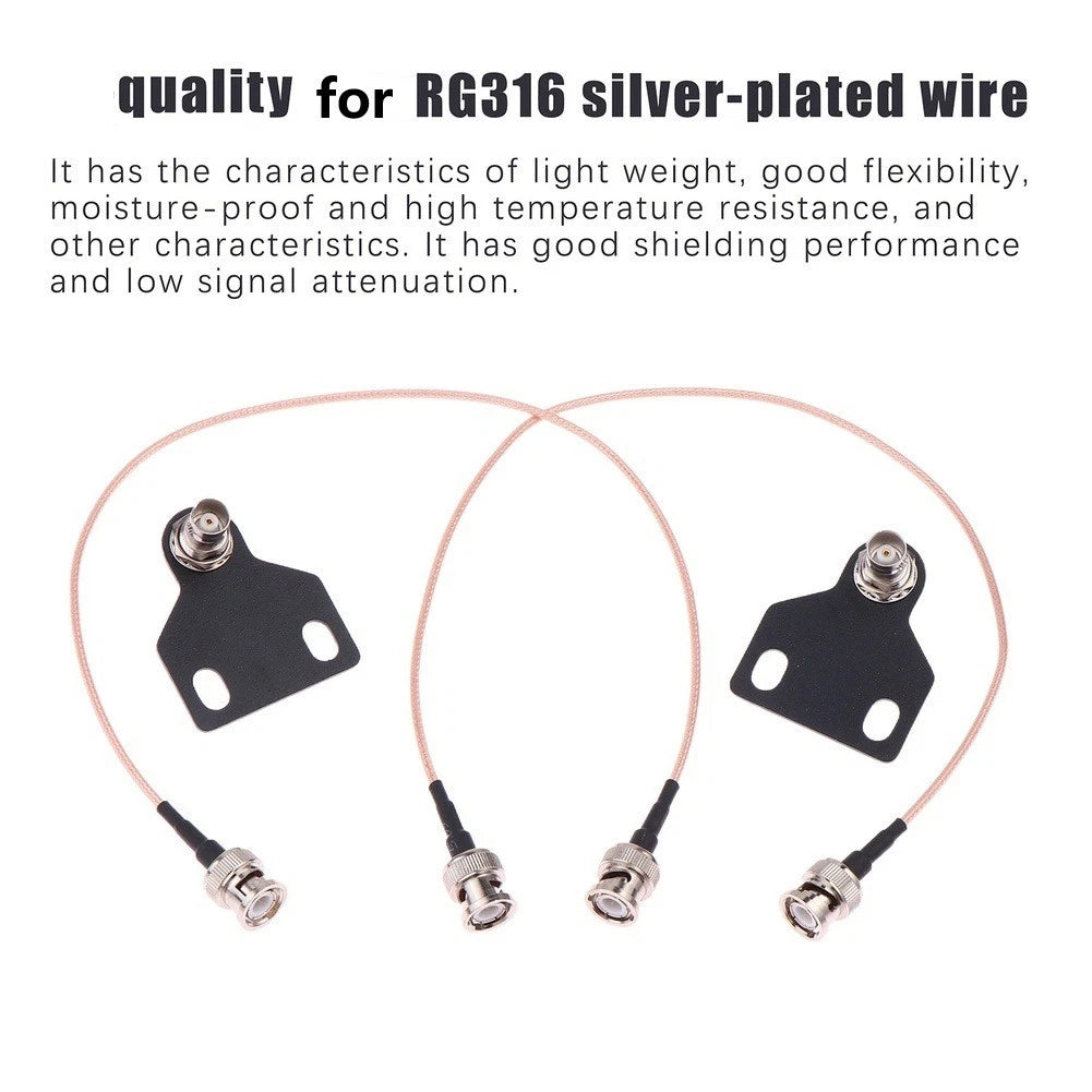 2X Stage Wireless Mic for BNC Antenna Extender Receiver Audio Link