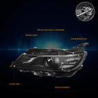 OE Style Projector Headlights for Chevy Impala (2014–2020) - Black Housing