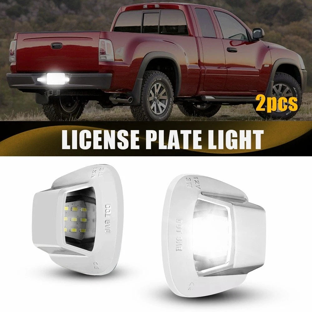 LED White Chrome License Plate Light for Dodge Dakota (1997–2011)